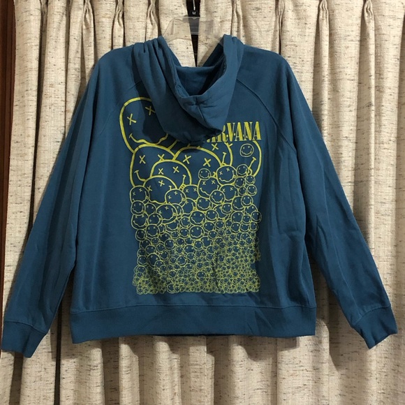 Torrid Nirvana Fleece Full Zip Hoodie Jacket - Picture 7 of 10